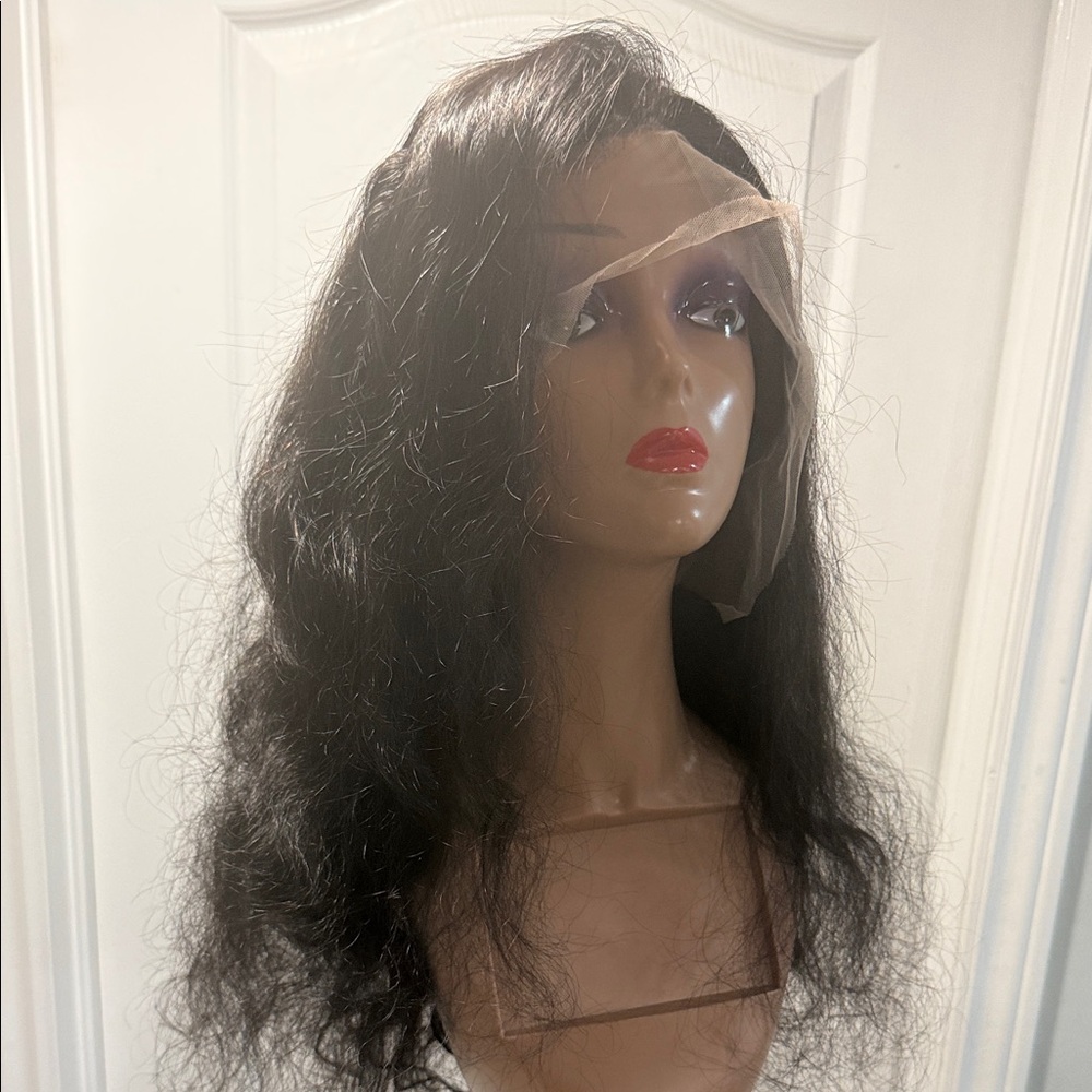 Luxurious Black Lace Front Wig